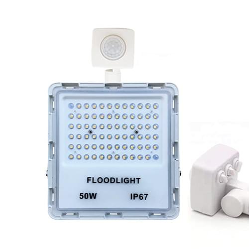 SIC 50W PIR Motion Sensor LED Flood Light | Waterproof Outdoor SMD Light (85V-265V) – PF 0.9 - Image 4