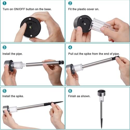 Outdoor Waterproof Solar LED Garden Light Lawn Light - Image 2