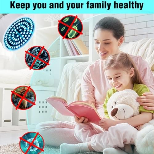 Sterilization UV LED Lamp Germicidal Light Virus Disinfection Light Bulb E27 Ultraviolet LED Lamp - Image 6