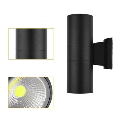LED COB Wall Fixture Light Up Down Dual-Head Cylinder Waterproof - Image 2