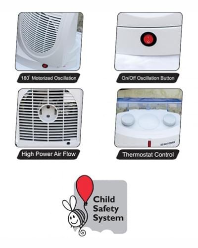 Cambridge Fan Heater FH006 - Image 2