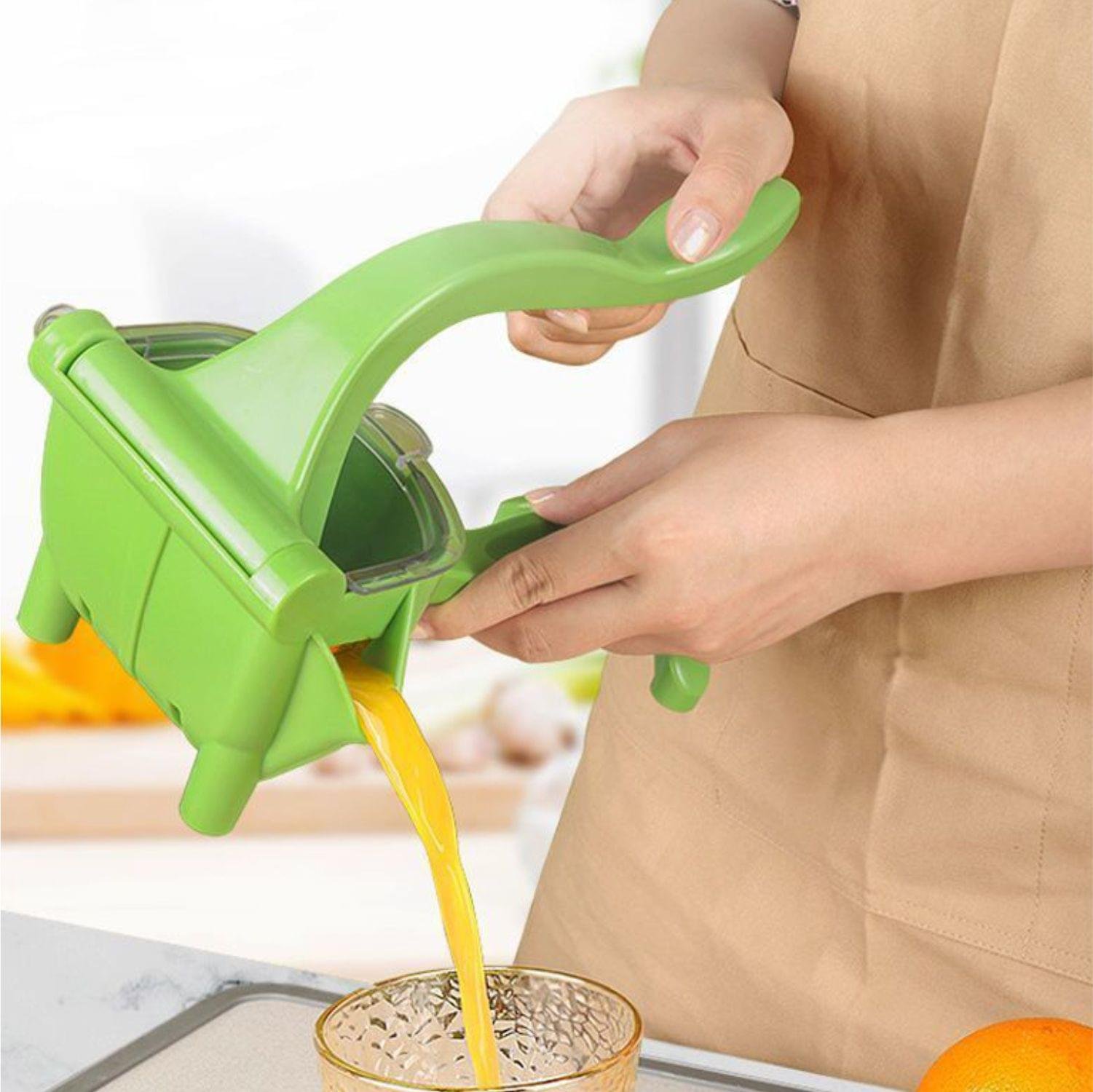 Plastic Juicer Hand Press Fruit Lemon Orange Juice Squeezer Gadget Tool - Image 4