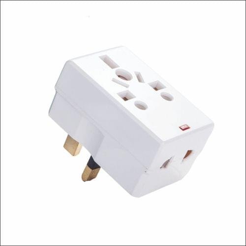 3 Pin Multi Plug with Fuse & 3 sockets - 13 Amp 250 V