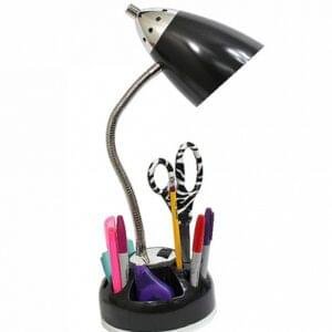 Fancy Table Lamp with Desk Organizer in Multicolors