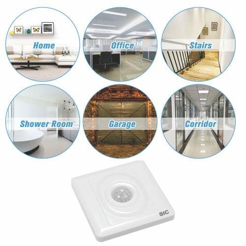 PIR Motion Sensor Human Motion Detector Light Switch Auto On/Off Light Switch AC220V Indoor Outdoor Waterproof - Image 2