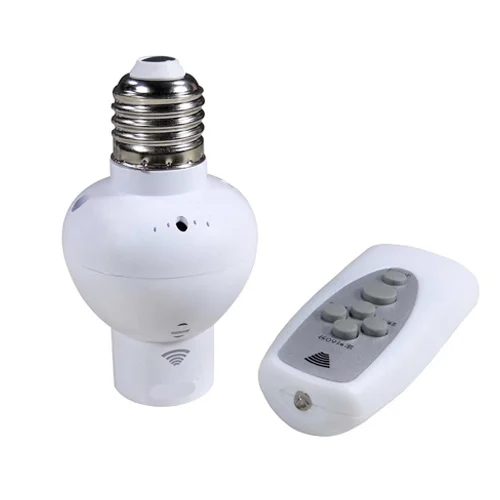 Wireless Remote Control Bulb Holder E27