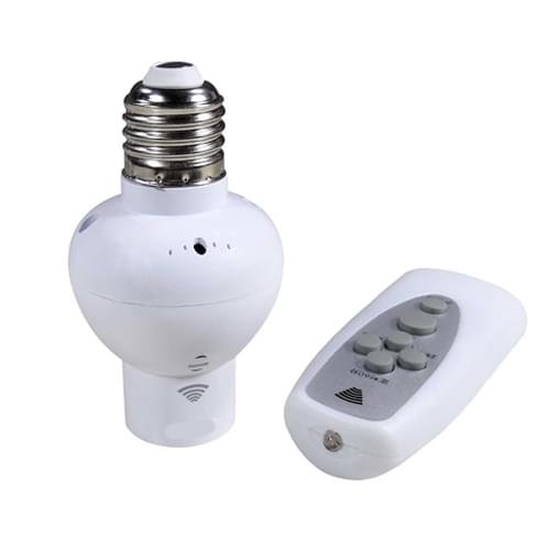 Wireless Remote Control Bulb Holder E27