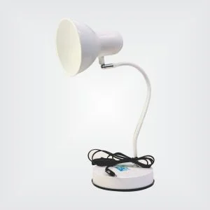 Study Table Metal Desk Lamp with Adjustable Neck Eye-Caring Study Table Lamp for, Study Room, Bedroom and Offices