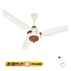 RL-040 iTurbo Ceiling Fan – 56 Inch | 30 Watts | Energy Efficient Copper Motor