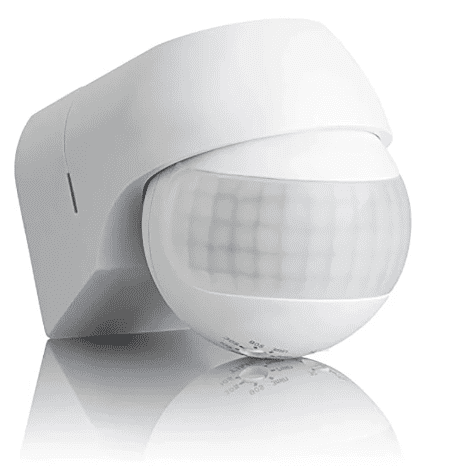 180 Degree Intelligent PIR Motion Sensor Light Switch white body