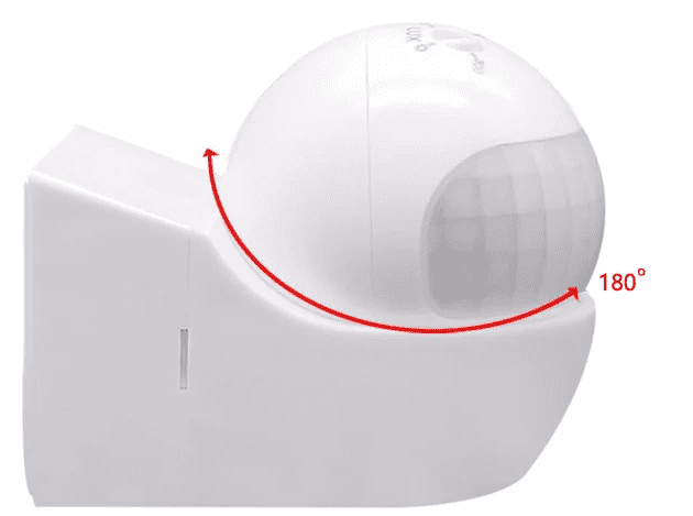 SIC Infrared PIR Sensor Human Motion Automatic Detector Adjustable Auto On/Off Light Switch AC85-265V 180 Degrees Rotating Indoor Outdoor Timer Light Switch for Home Offices Factory Warehouse Shops for security and electricity saving - Image 7