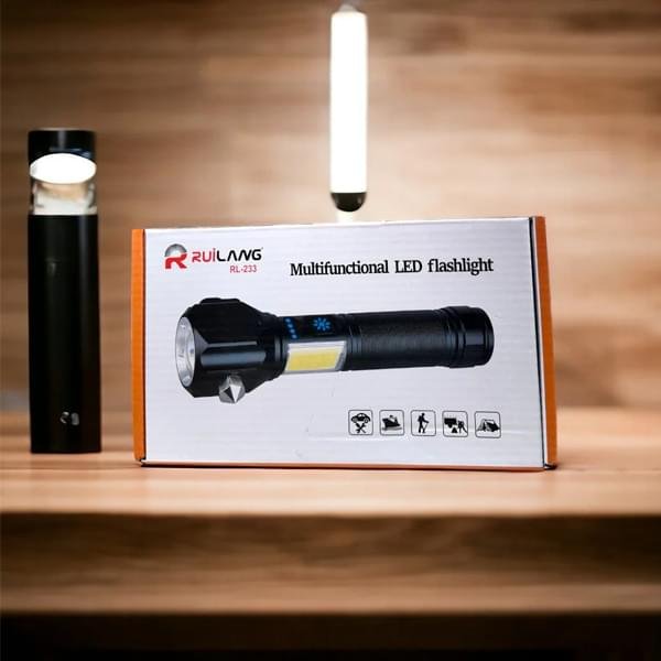 Ruilang Rechargeable Torch LED Flashlight RL-233 - Image 4