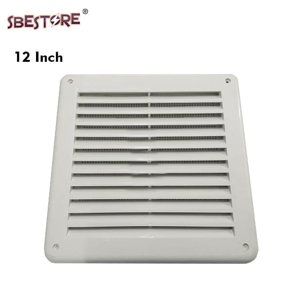 white exhaust fan cover