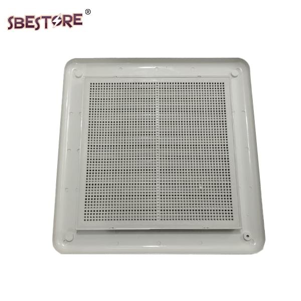 Square Ventilation Exhaust Shutter – Durable Plastic Air Vent Grill Cover for Wall Mount | Industrial & Home Exhaust Fan Vent Panel - Image 3