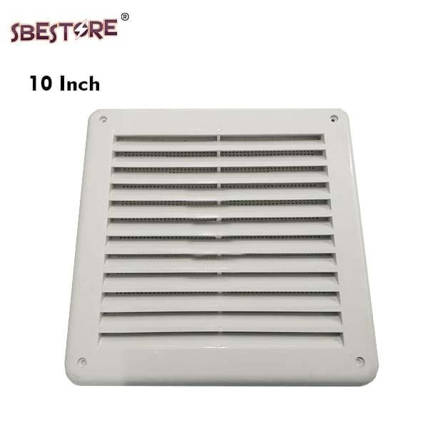Square Ventilation Exhaust Shutter – Durable Plastic Air Vent Grill Cover for Wall Mount | Industrial & Home Exhaust Fan Vent Panel - Image 2