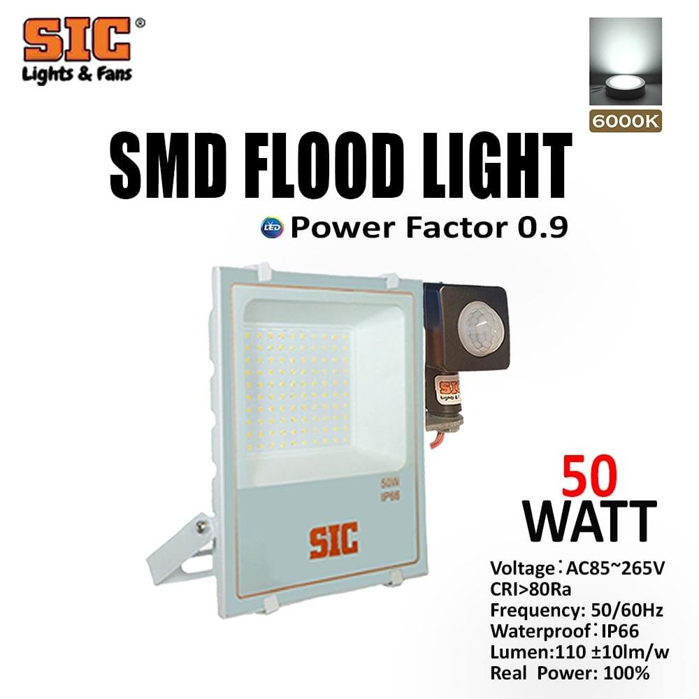 SIC Motion Sensor Flood Light 50W - Smart Lighting - Image 9