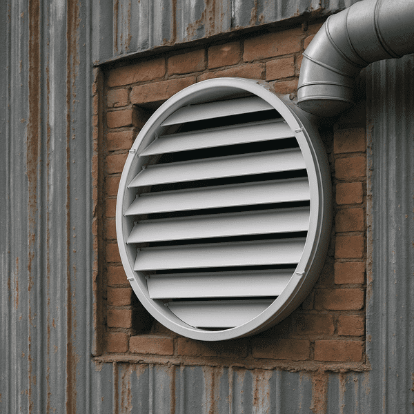 Round Metal Shutter for Exhaust Fan – 16 Inch | Industrial Ventilation Cover - Image 3