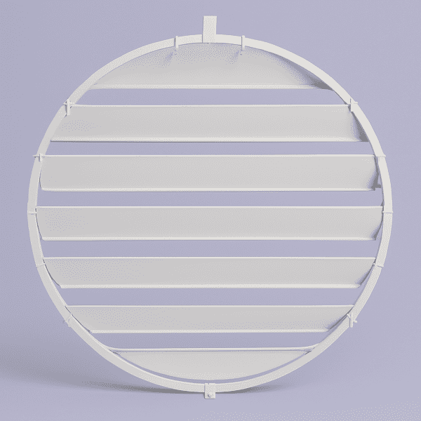 Round Metal Shutter for Exhaust Fan – 16 Inch | Industrial Ventilation Cover - Image 4