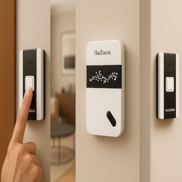 wireless door bell with two controllers