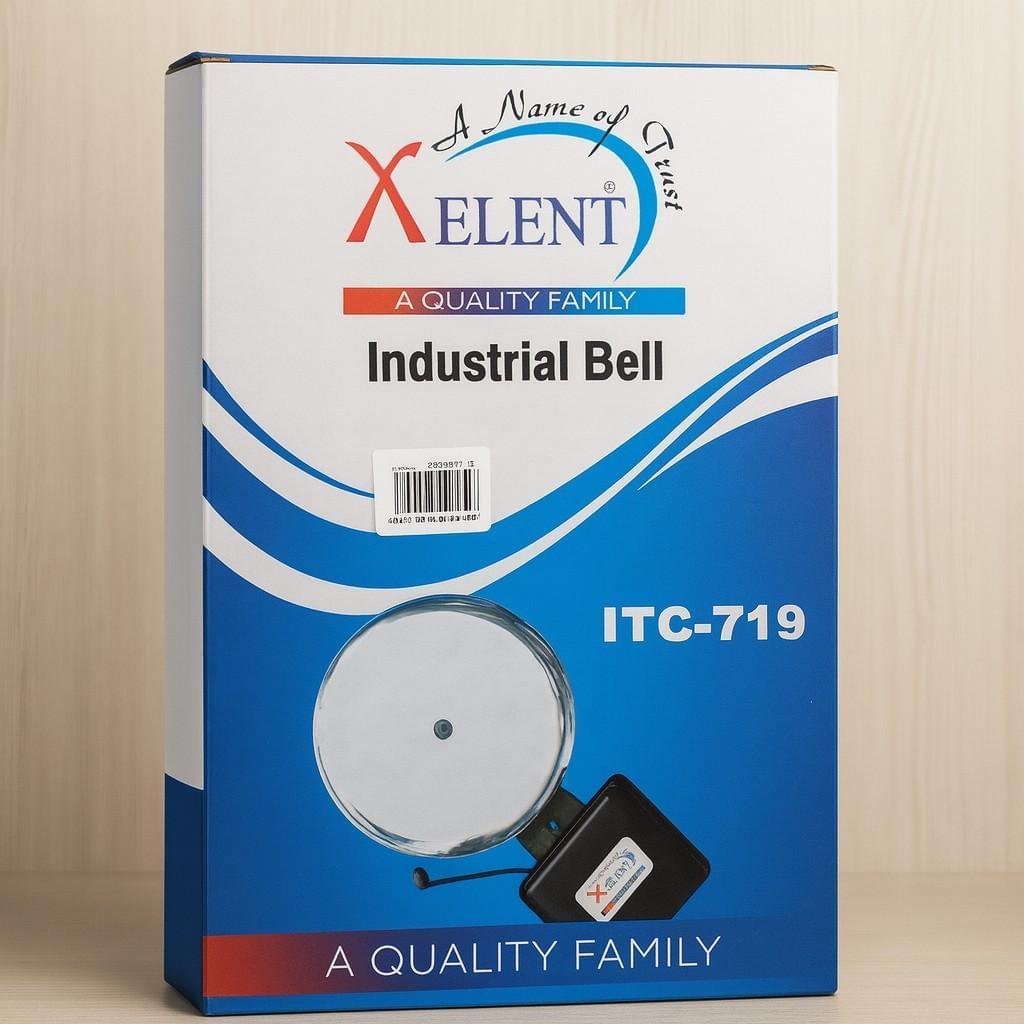Xelent School Bell 8 Inch Steel 719 - Image 4