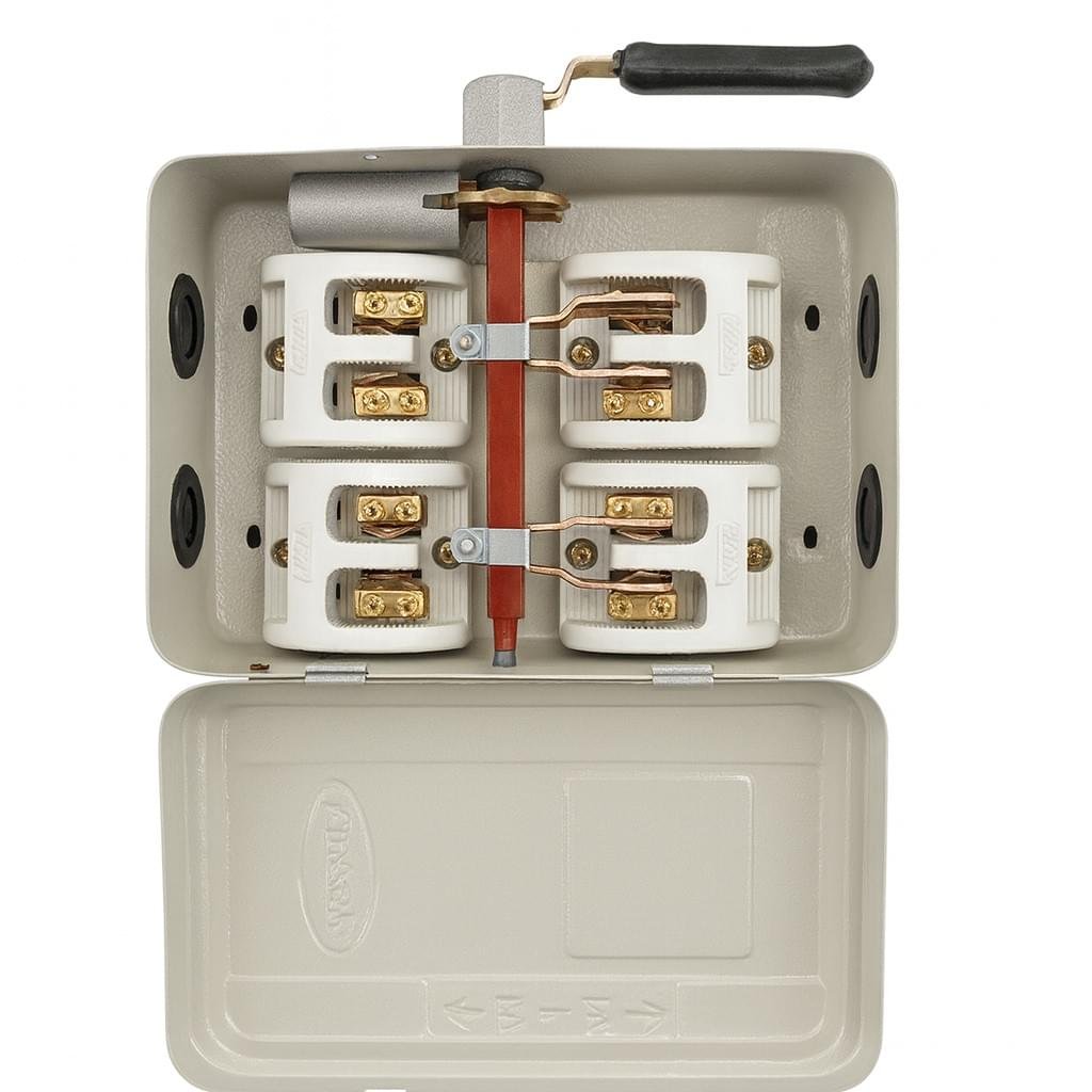 Millat Change Over 2 Pole 15Amp DP Switch